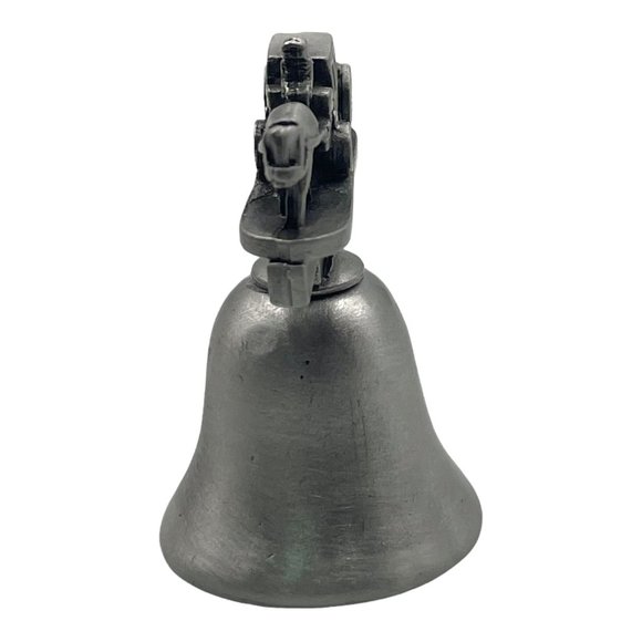 Vintage Colonial Williamsburg Virgina Pewter Bell Horse and Buggy Americana - Picture 7 of 9